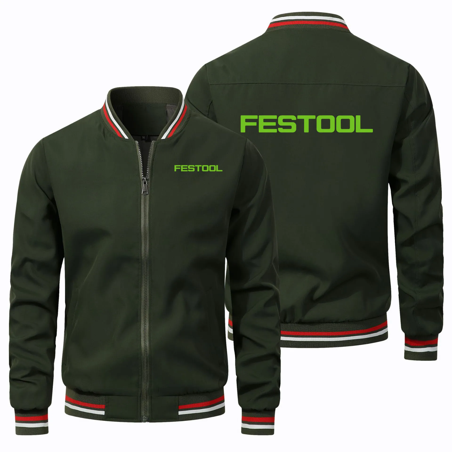 

Fashion Festool tools Spring Autumn men's jacket thin polyester outdoor sunscreen jacket windbreaker sports Large size Jacket