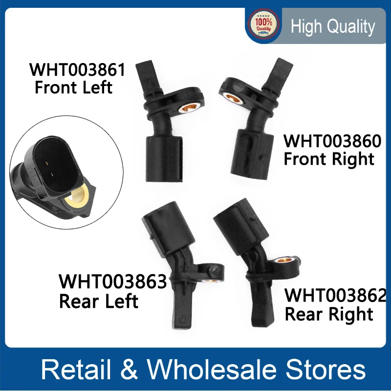 ABS Wheel Speed Sensor WHT003860 WHT003861 WHT003862 WHT003863 6Q0927804B 6Q0927803A 6Q0927808B For Audi Q2 A2 Polo 6R 6C