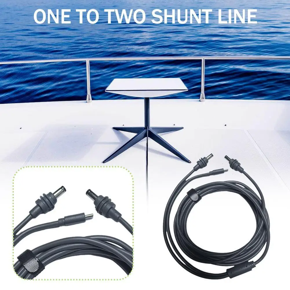 For Starlink Mini Type-C+DC To DC Two-in-one Power Cable 2/3/5m Waterproof For Starlink Space-X Mini One-to-two Branch Cable