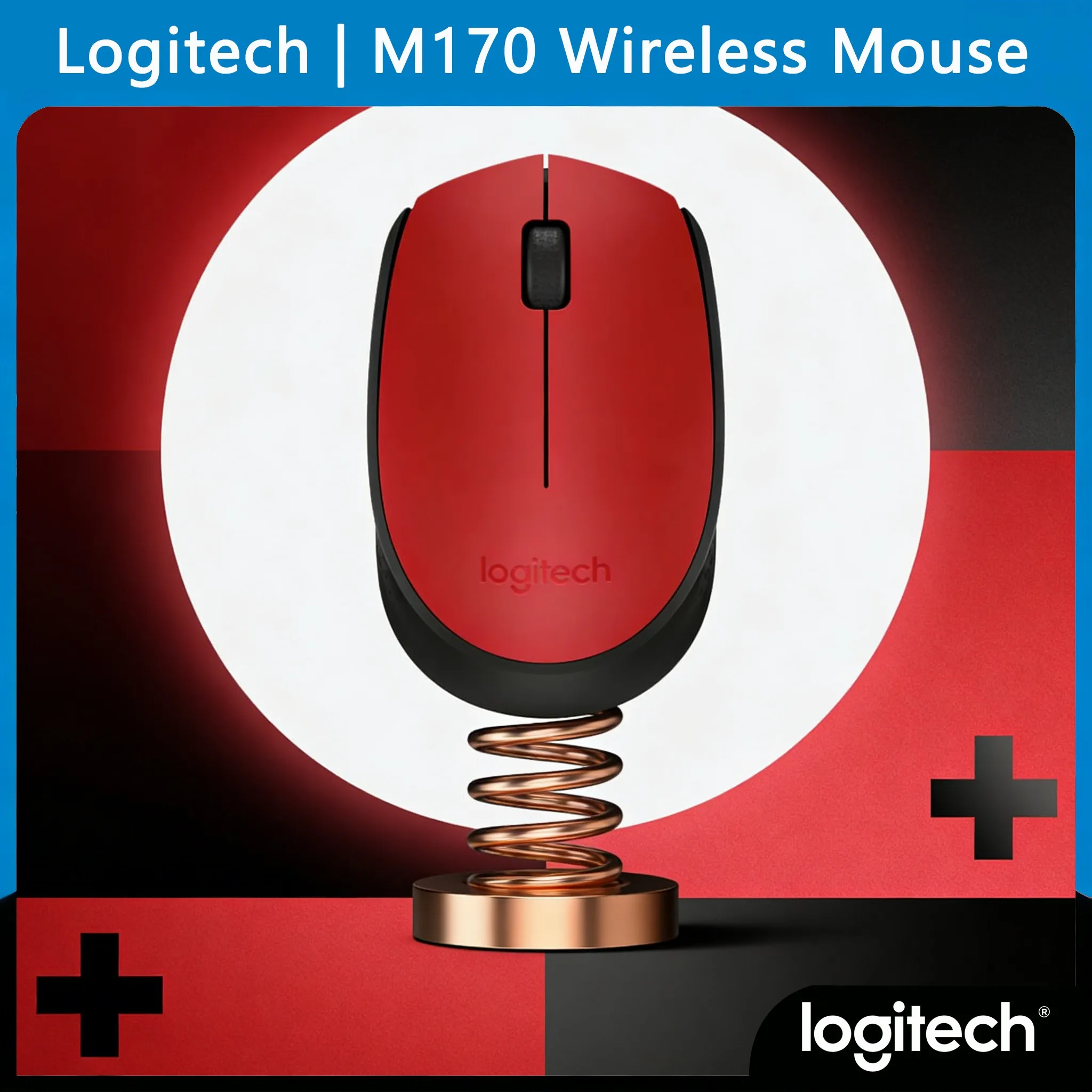 

Беспроводная мышь M170 2.4G с USB-приемником, корпоративного класса, разноцветные варианты