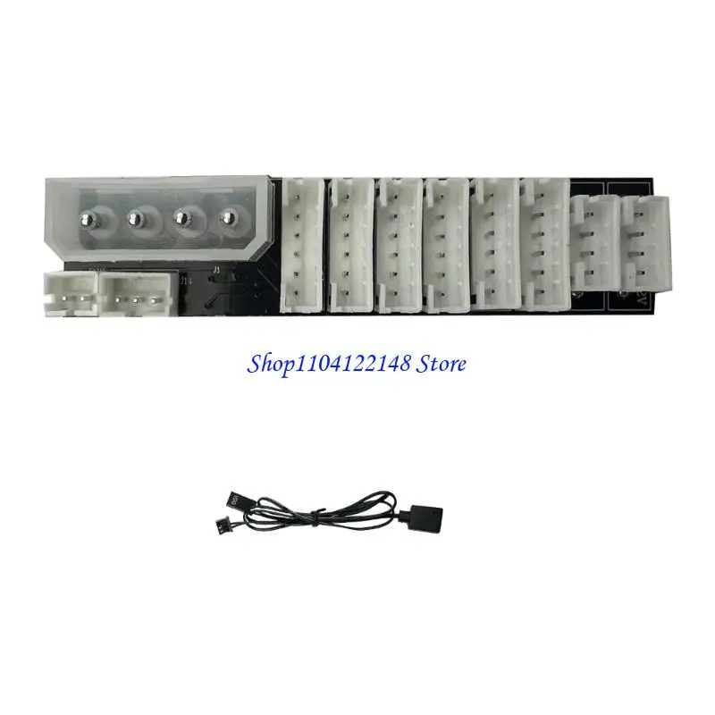 P9FA 6 Fan Speed Controller With 2 ARGB Headers For PC Cooling And RGBs Synchronization