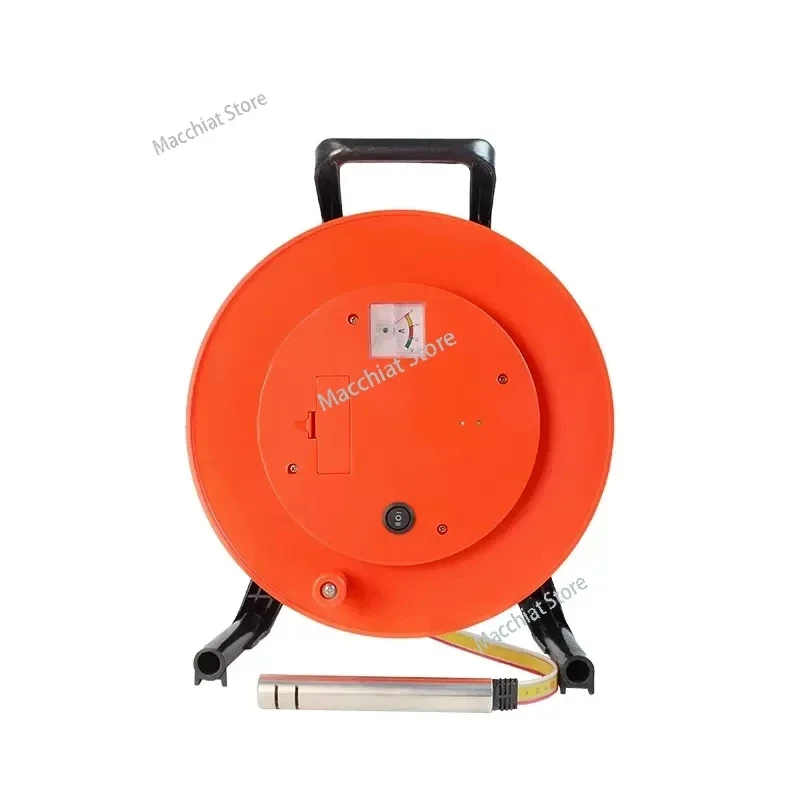 30m 50m 100m 150m 200m 300m 500m Steel Ruler Portable Piezometer Dip Meter Battery Powered Deep Well Water Level Indicator