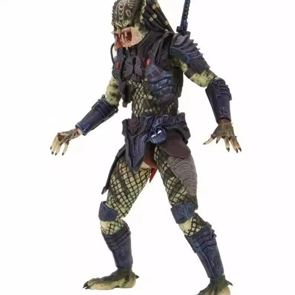 Neca alienígena selva caçador predador anime figuras de montagem de alta qualidade modelo kit figura de ação coleção presentes do feriado crianças brinquedos