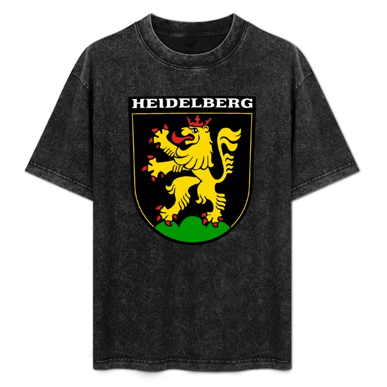 

Heidelberg Coat of Arms - Germany T-Shirt tops summer shirt anime t shirts cotton man t-shirts mens clothing