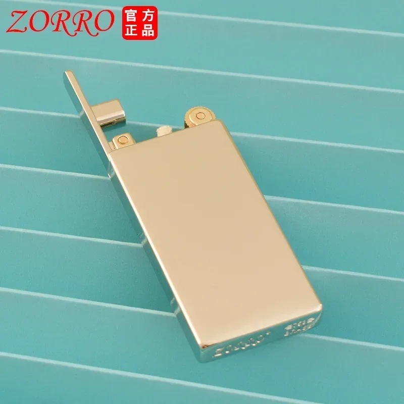 ZORRO Metal Creative Elevator Kerosene Lighter Classic Grinding Wheel Ignition Limited Quantity Laser Carving Collection Lighter