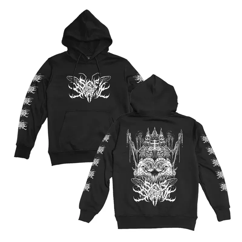 Signs of The Swarm Heavy Metal Deathwish Hoodie Sweatshirt Men/women Long Sleeve Harajuku Streetwear Oversized Hoody Tops