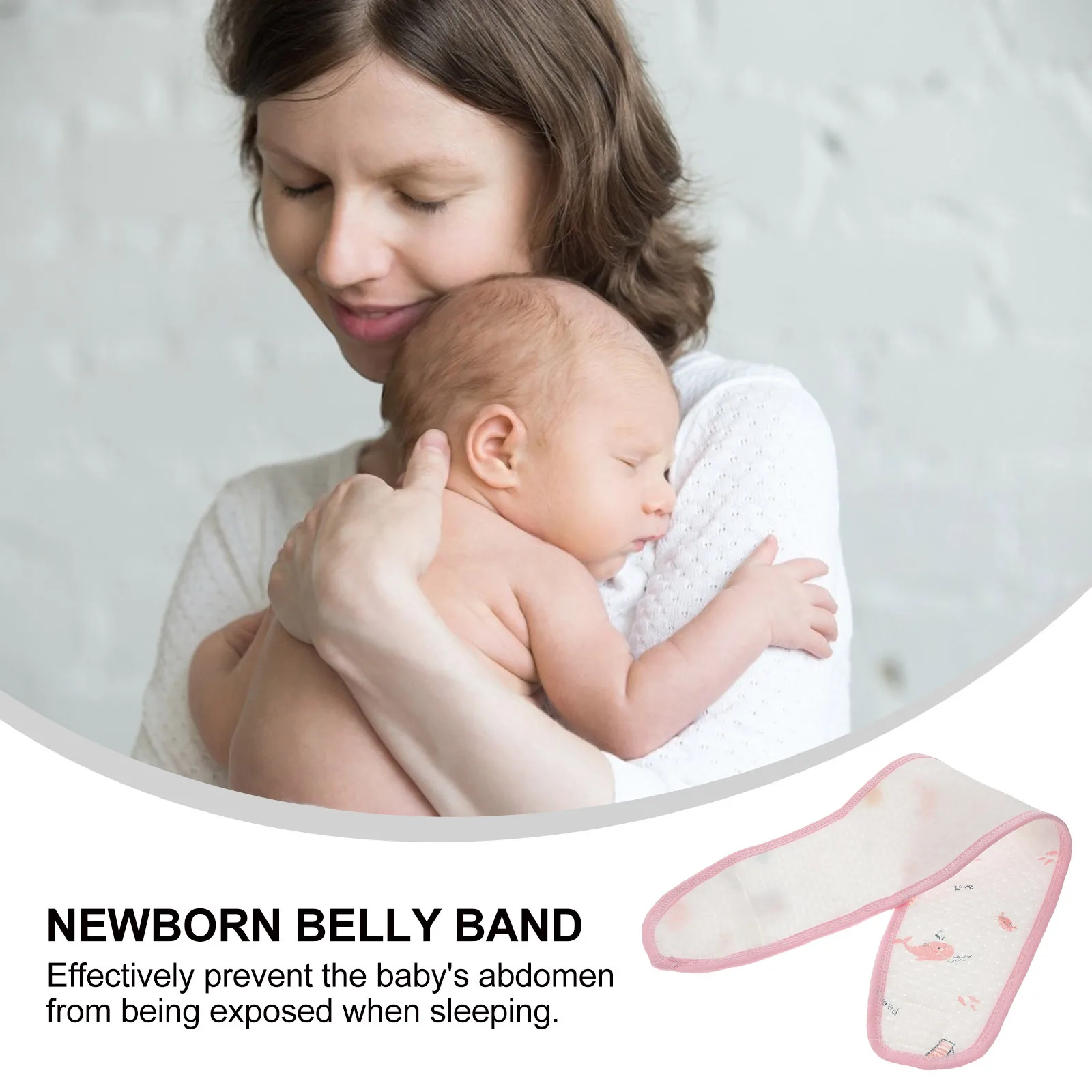 3 шт., хлопковые пояса для новорожденных с принтом, ремни для живота для новорожденных, теплый пояс для пупка для защиты живота для малышей в помещении и на открытом воздухе