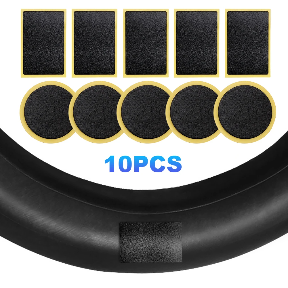 

10 шт., бесклеевые заплаты для велосипедных шин, быстродействующие, без клея, быстросохнущие заплаты для ремонта велосипедных шин, аксессуары для велосипеда