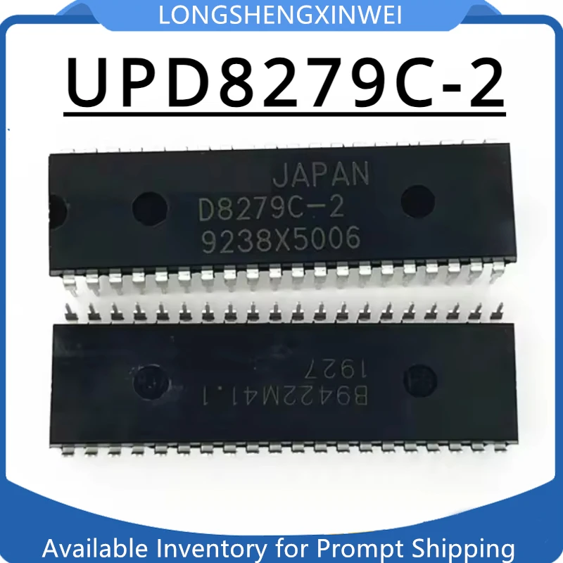 1PCS New  D8279C-2 UPD8279C-2 DIP-40 Programmable Keyboard Display Chip Original