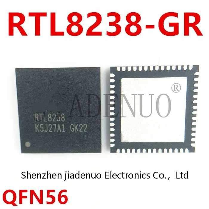 (2pcs)100% New RTL8238-GR RTL8238 QFN56 chipset