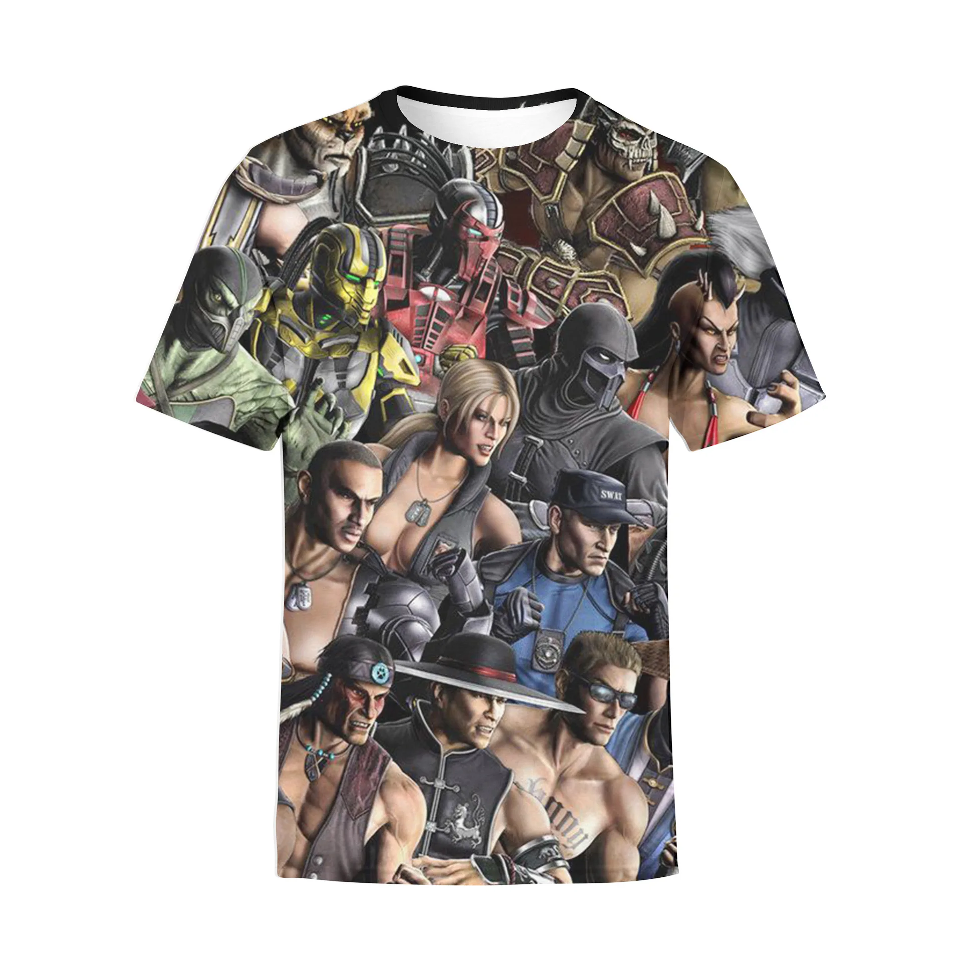 Fashion Hot Sales Fighting Game Mortal Kombat 11 Print T Shirt 3D Summer Men Women Short Sleeve T-Shirt Casual Oversized Top Tee