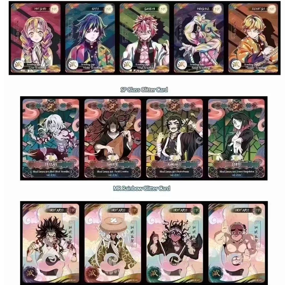 Demon Slayer Card DS-02 Apocalypse Trading Card Booster Box Anime Hobby Collection Cards Nezuko Card Children Birthday Gifts