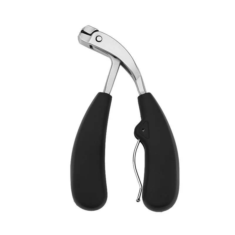 Large Opening Curved Nail Clippers with Double Sharpened Blades, Splash-Proof Nail Cutter with Nail Debris Storage Case