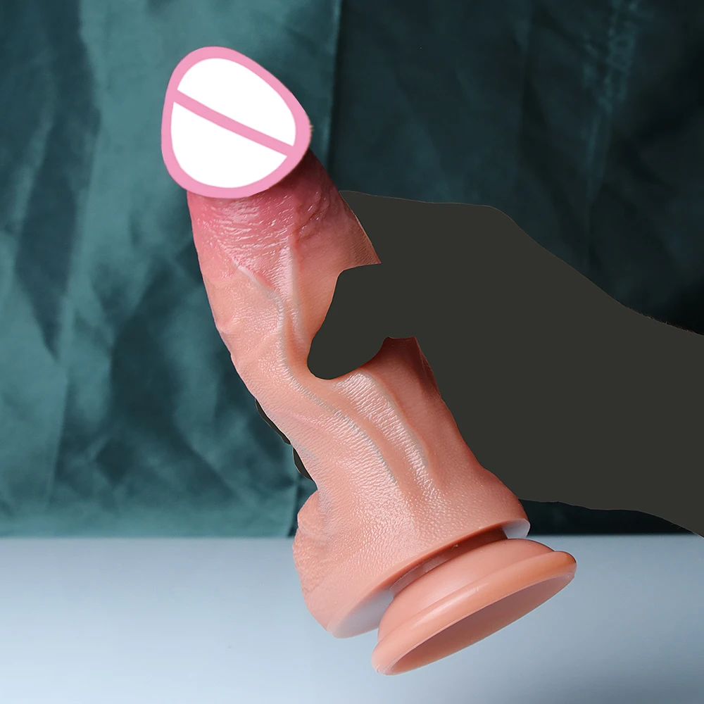 S/M/L/XL Super Big Adults Product Realistic Dildo Soft Penis Sex Toys for Woman Men Vagina Orgasm Anal Masturbation Couples Game - view 4
