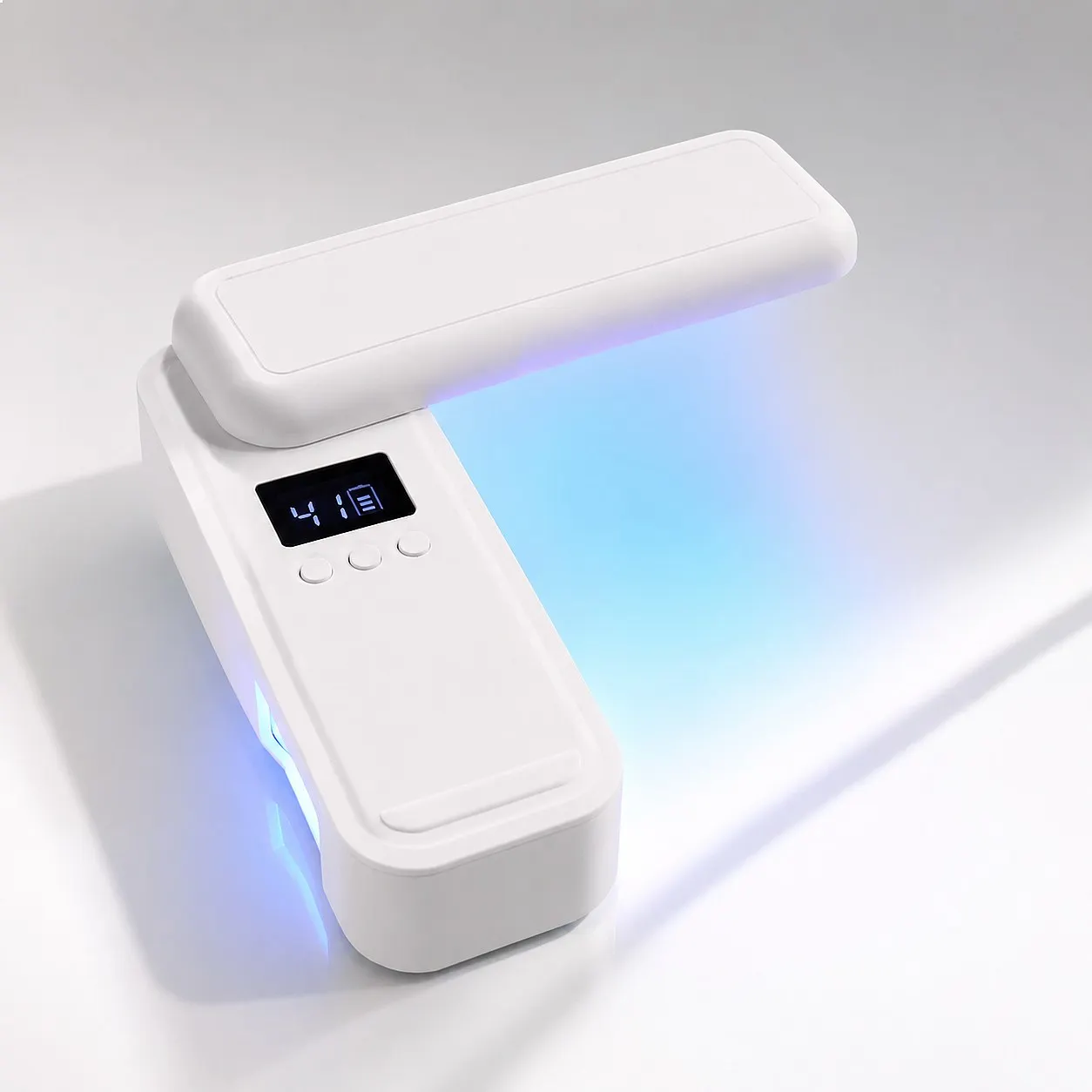 48W Professional Rechargeable Portable Finger Lamp Salon Grade Manicure Gel Polish Curing UV LED Nail Lamp Dryer