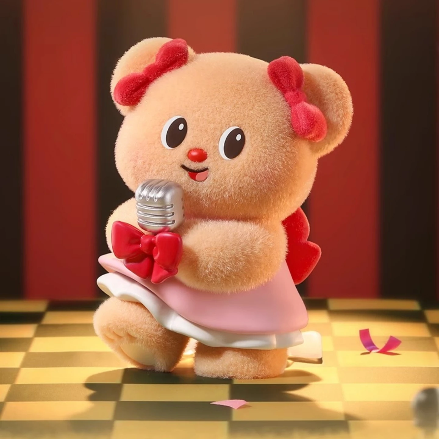 Genuine FUNISM ButterBear Blind Box Top-Tier Team Series Carnival Cutie Beary Cool Sassy Singer Stylish Figurine Display Piece