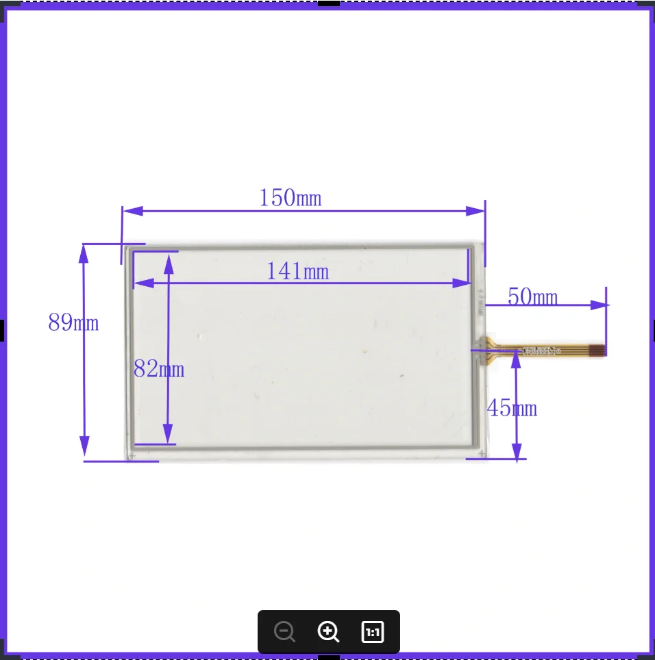 150*89  6.2inch  Touch Screen   150*89mm Digitizer Welding type compatible For GPS car DVD sensor glass