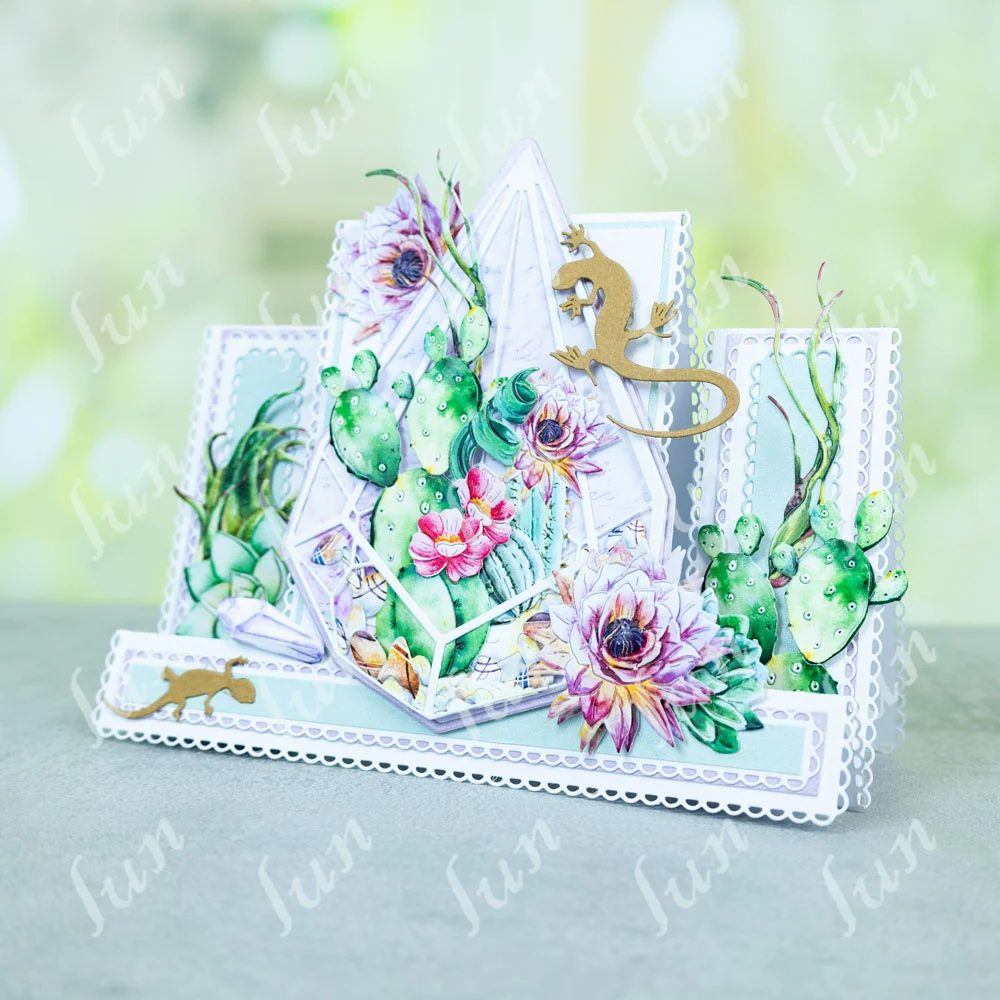 Schneiden Stirbt 2022 Neue Cacti Eidechsen Handwerk Liefert Scrapbooking Papier Karte Sterben Schnitte Vorlage Diy Handgemachte Schablone Präge