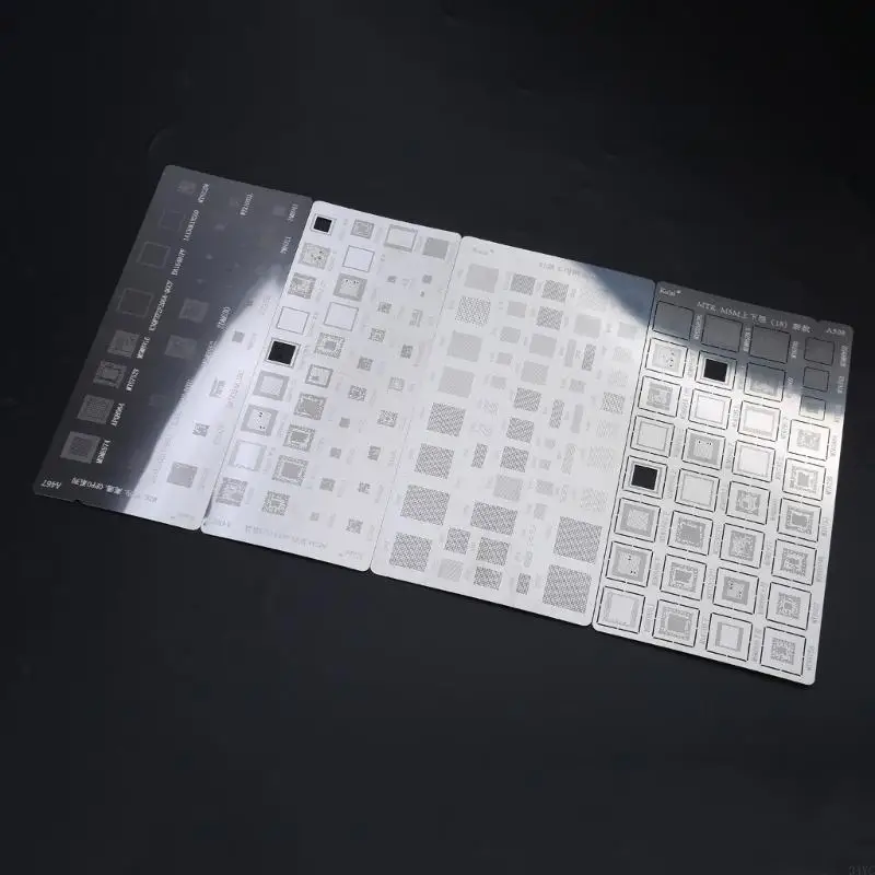 4 Pieces Universal BGA Stencil for MTK  for  for   Welding Board Computer Maintenance Multifunctional