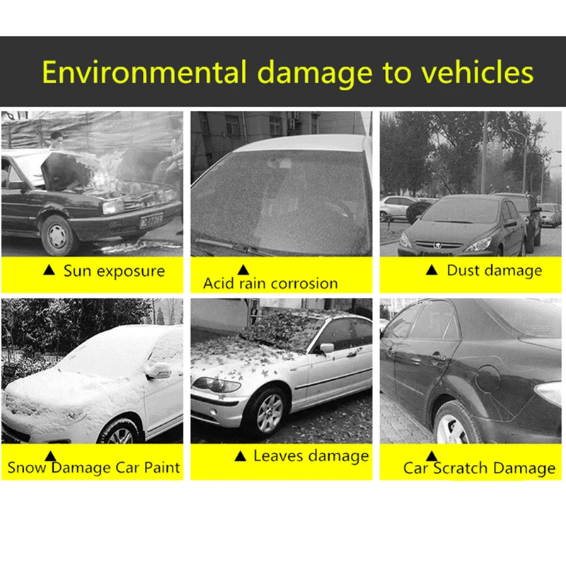 Copertura per auto protezione esterna copertura per neve esterna completa parasole copertura protettiva antipolvere universale per berlina SUV