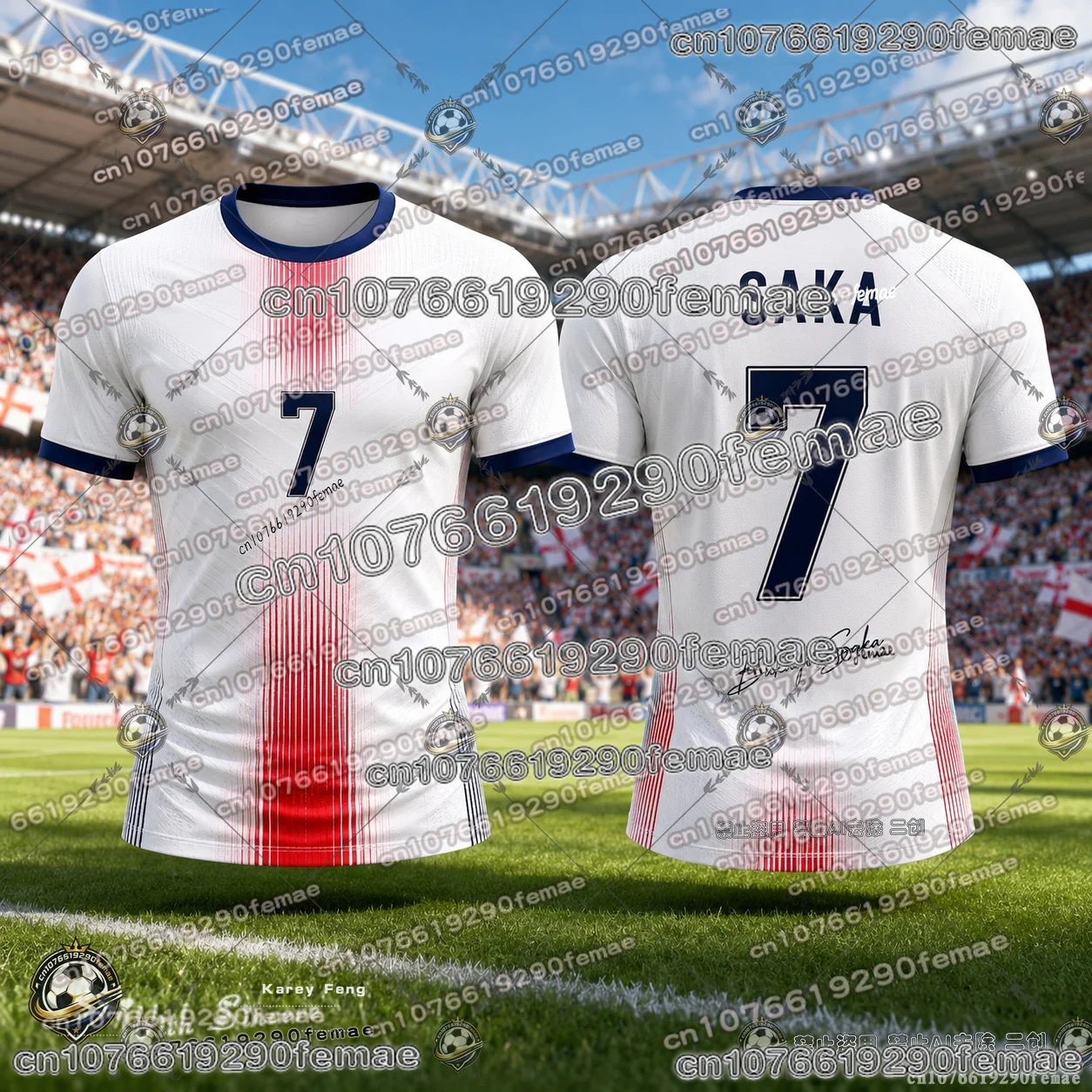 2026 Saka Fan Collection Soccer Jersey Exclusive Best-Selling Quick Dry Breathable Comfortable Football Shirt Kids Adults