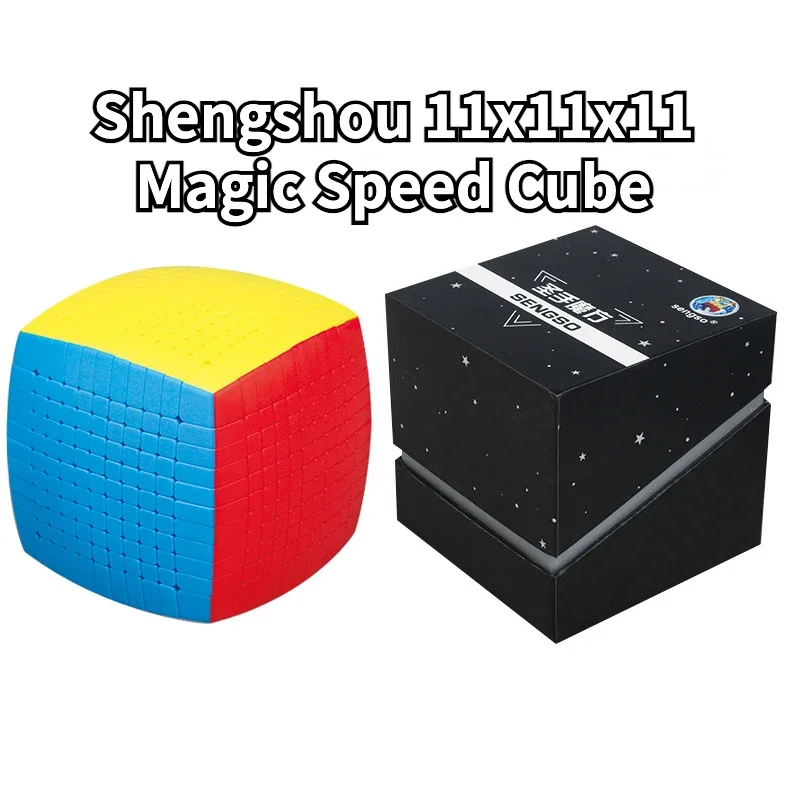 [Picube] SengSo 11x11 magiczna kostka prędkości Bigcube naklejki antystresowe Puzzle zabawki prezenty dla dzieci 11x11x11 wysokiej jakości zabawki Fidget