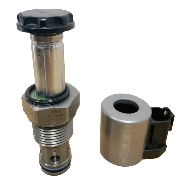 Germany  WSM12120W 01-C-N-24-DN  3036401 2-Way Normally Open Poppet-Type Screw-In Hydraulic Cartridge Solenoid Valve