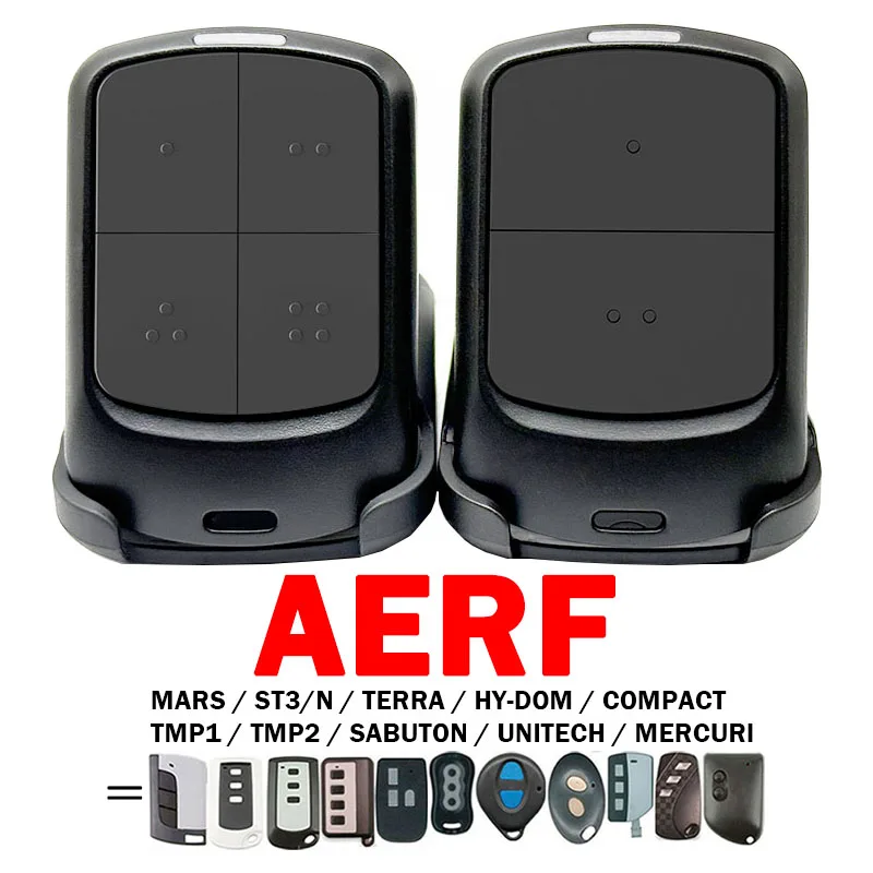 AERF MARS ST3/N TERRA HY-DOM COMPACT TMP1 TMP2 SABUTON UNITECH MERCURI Garage Door Opener Remote Control Keychain 433.92MHz