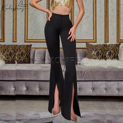 2024 New Summer Elegant & Stylish Flared Trousers Breathable High Quality Comfortable High Waist Pants Women Unique Daily Pants