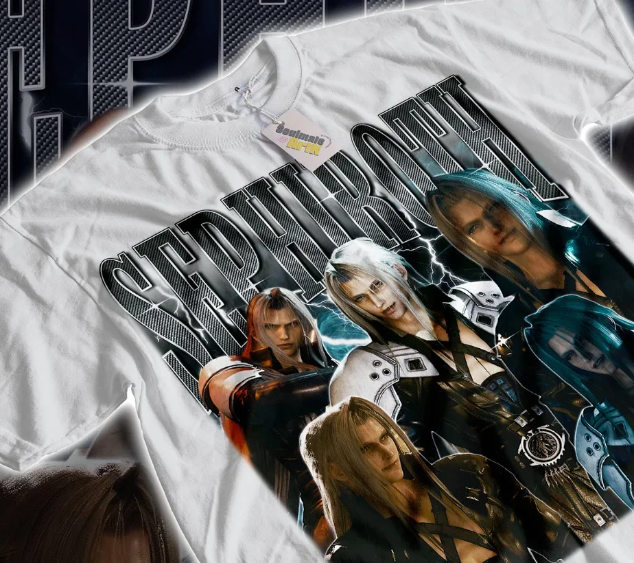 Sephiroth-Camiseta FF7 Final Fantasy 7, suéter Unisex de videojuego, suave, de todas las tallas