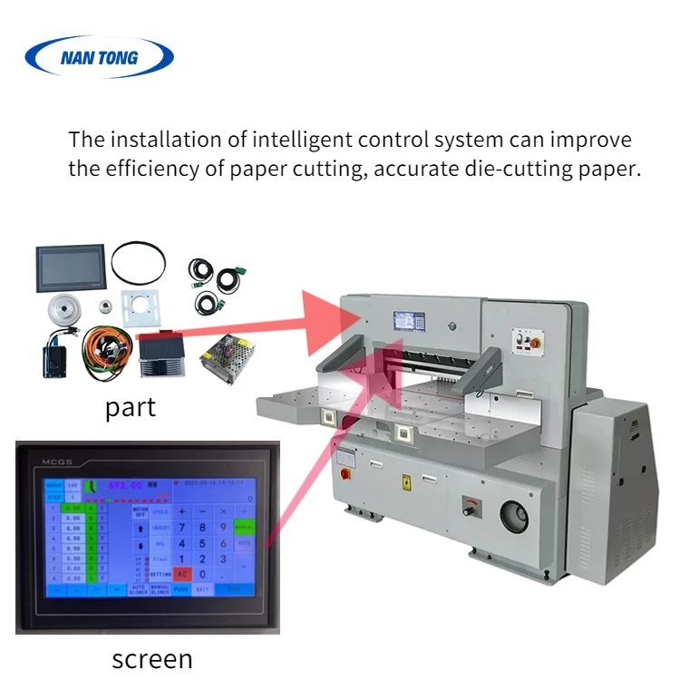 Polar 115 Industrial Computerized Paper Cutting Machine with Motor 1000W Power Program Control System