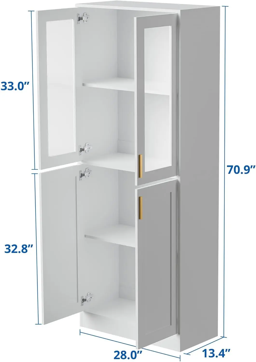 Kitchen Pantry Storage Cabinet 71