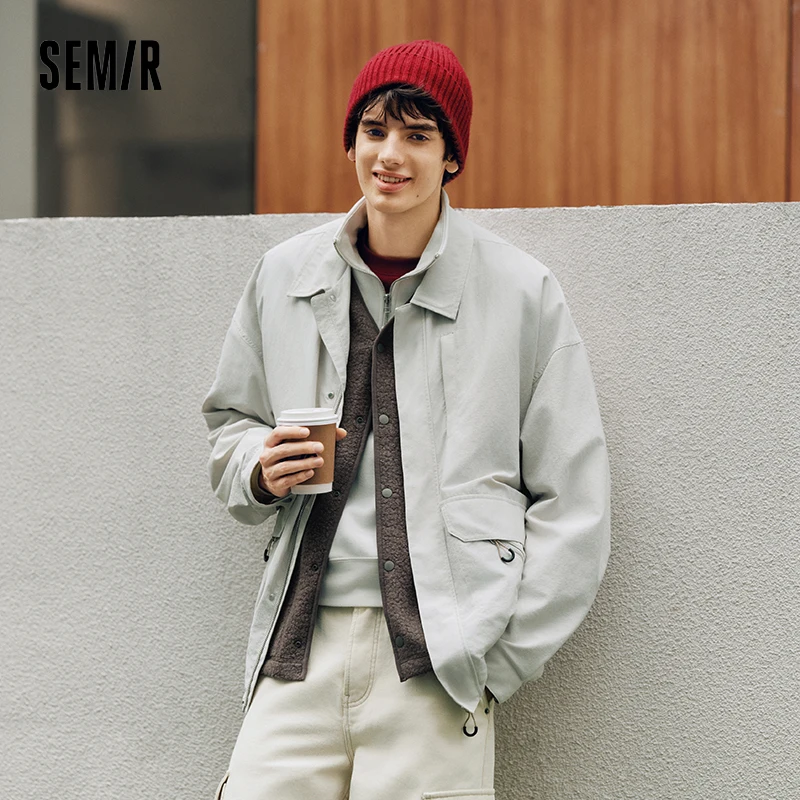 Outdoor Sport Coat - Semir Erkek Ceket Hafif Gevşek Yaka