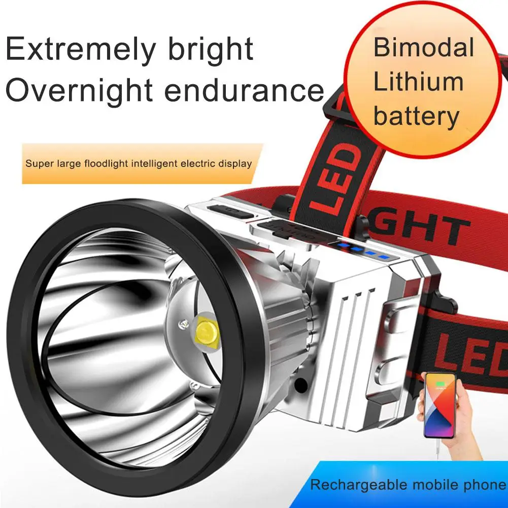 

Фонарь с дальним радиусом действия, головные уборы для кемпинга, литиевая батарея, головные уборы для рыбалки, 4 м, N5C4