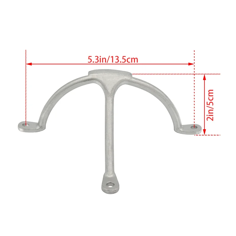 B08B-Boot 316 roestvrij staal 3-polige beugel Draadbeugel Maststap voor accessoires voor maritieme hardware