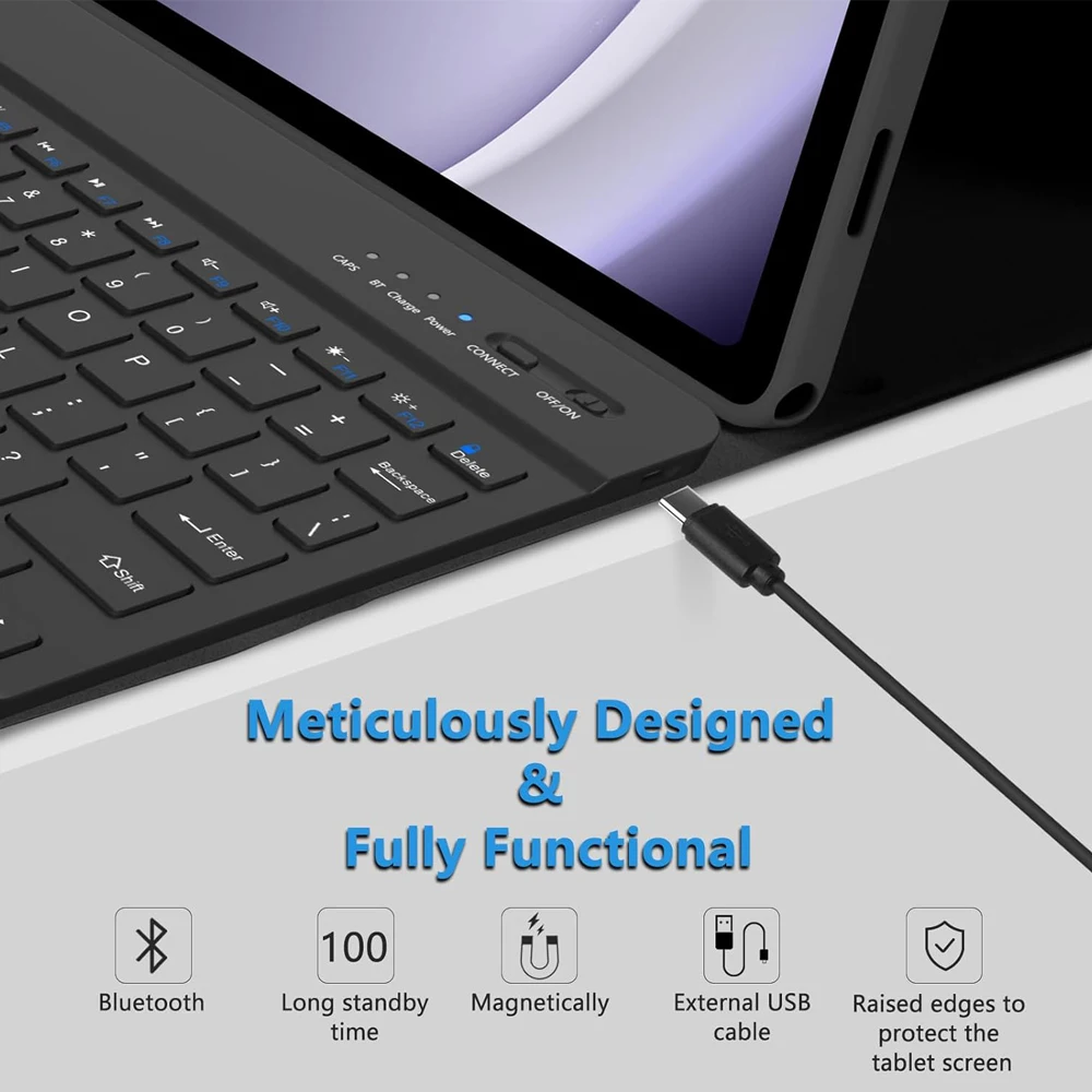 حافظة Lenovo LEGION Y700 2nd Gen 2023 لـ Y700 /3rd /4th Gen 2025 8.8 "غطاء محطة ذكية للوحة المفاتيح بلوتوث قابل للإزالة #3