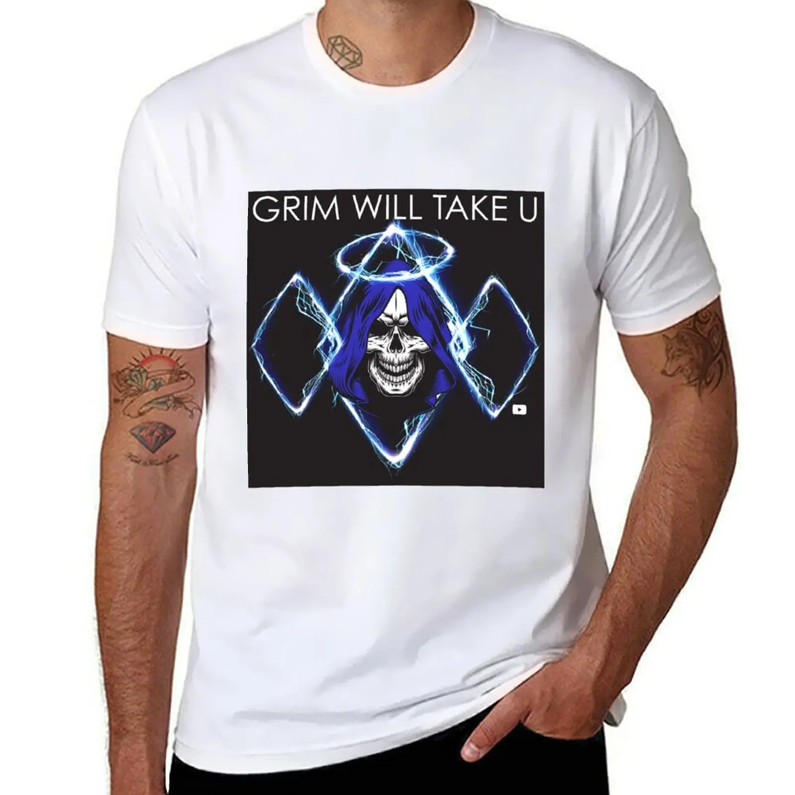 

Grim Will Take U T-Shirt t shirt man cotton man tshirt T-Shirt