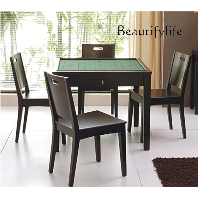 الإقامة المنزلية بسيطة طاولة طعام من الخشب الصلب فندق نادي الترفيه طاولة جونغ مبيعات مكتب ضوء الشطرنج الفاخرة وطاولة البطاقات