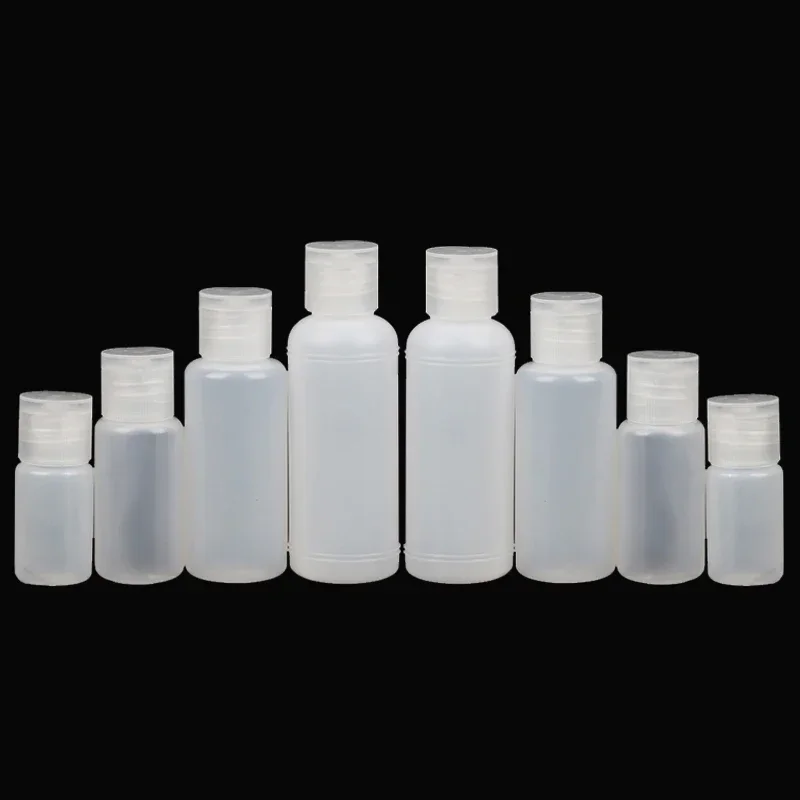 5 Stuks 10Ml-50Ml Lege Plastic Knijpflessen Met Flip Caps Mini Navulbare Reiscontainer Voor Shampoo Conditioner Lotion