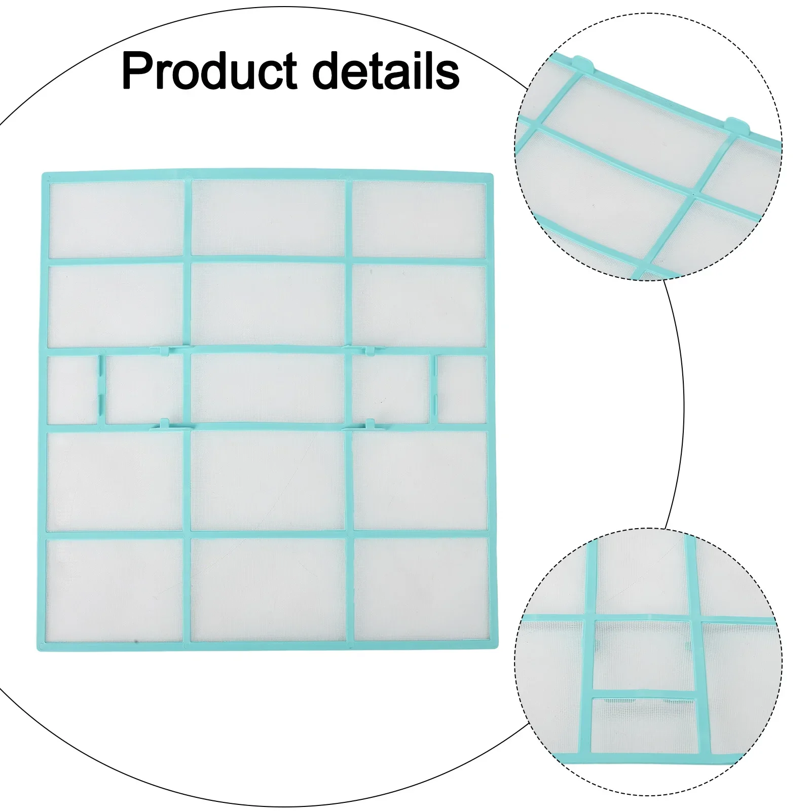 1 PC Anti-ฝุ่นสุทธิตาข่ายสําหรับ Midea ติดผนัง Air Conditioner FILTER Air Conditioner กรองระบบทําความเย็นเครื่องมือ