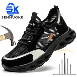 Men Safety Shoes Lightweight Steel Toe for Work for Workers Work Wear  Industrial Safety Tennis Sneakers