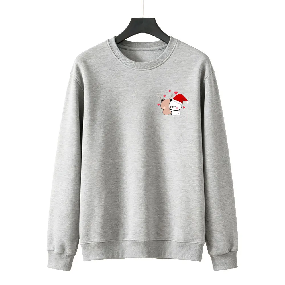 عيد الميلاد Bubu Dudu الأزواج هوديس عيد الحب البلوز هدية له هدية لها عيد الحب زوجين هدية الذكرى السنوية الملابس