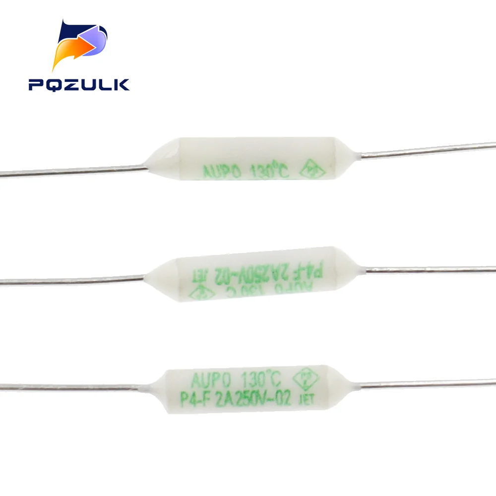 10PCS 1A 2A 3A 5A 250V Temperature Fuse JET RF AUPO Resistive Temperature Fuse 84/102/115/125/135/145/150 Degree