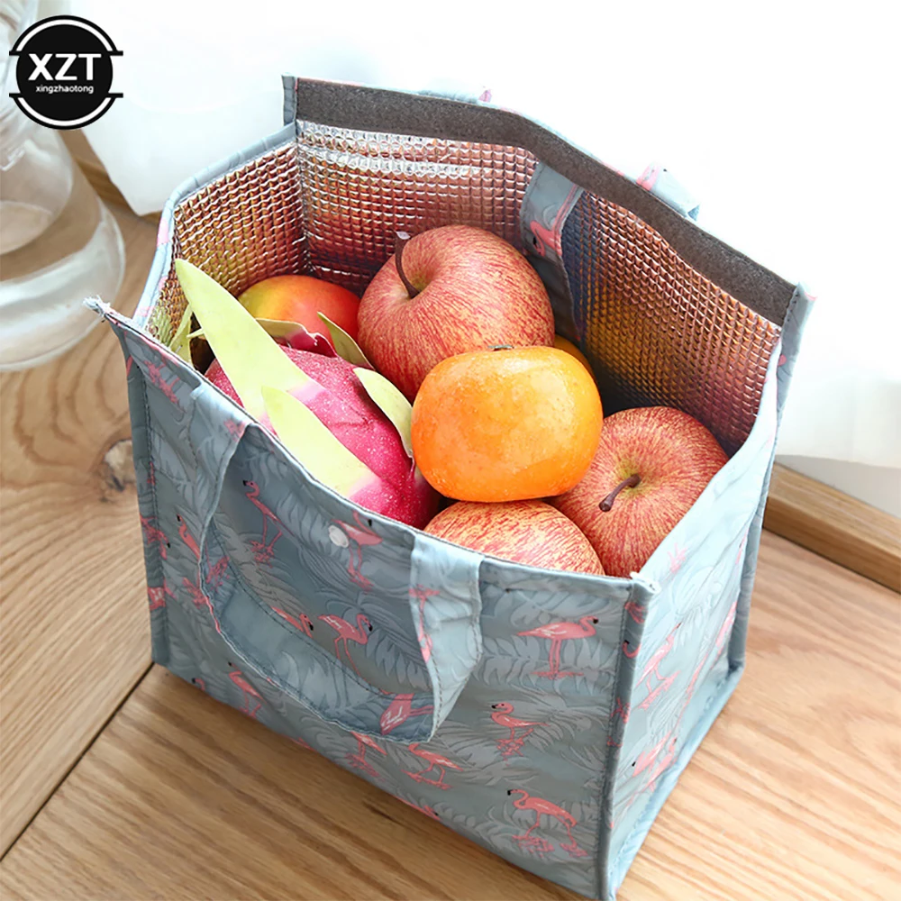 Waterproof Cooler Lunch Box Portable Insulated Canvas Lunch Bag Thermal Food Picnic Tote Cooler Bag Lunch Bags For Women kids