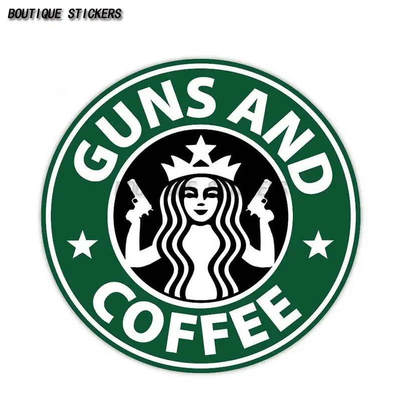 創造的な薪とコーヒーカーのステッカー,防水PVC,楽しい車とオートバイの荷物