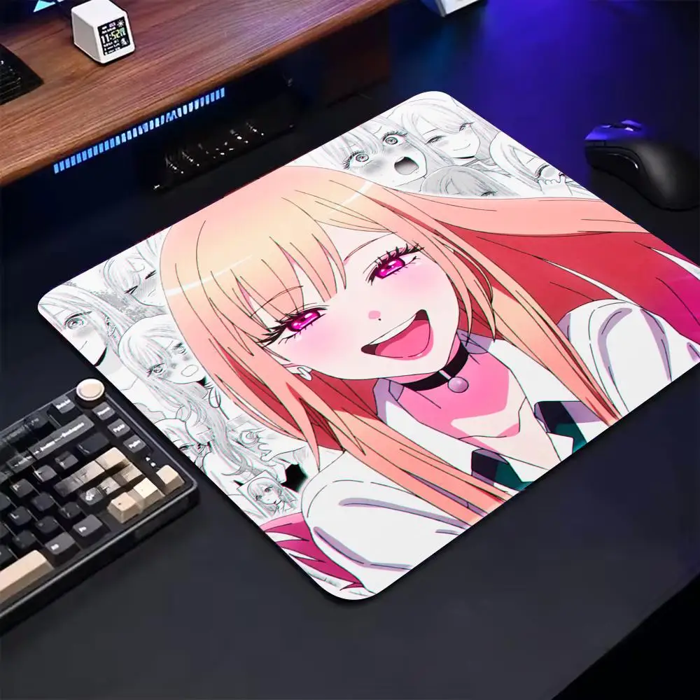 My Dress-Up Kitagawa Marin Mouse Pad Cartoon rubber Small mouse pad desktop computer office keyboard e-sports ROGs game