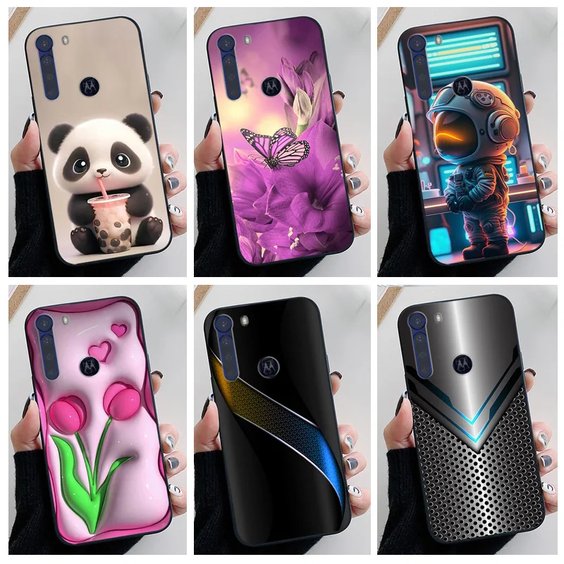 For Motorola One Fusion Case Love Heart Silicone Phone Cover For Moto One Fusion Plus Fusion+ Funda Shockproof Bumper Shell