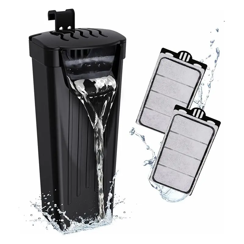 

ABGH-фильтры для аквариумов, 74GPH, фильтр для аквариума с черепахами, 3,5 Вт, низкий уровень воды, для аквариумов объемом до 15 галлонов, вилка стандарта США