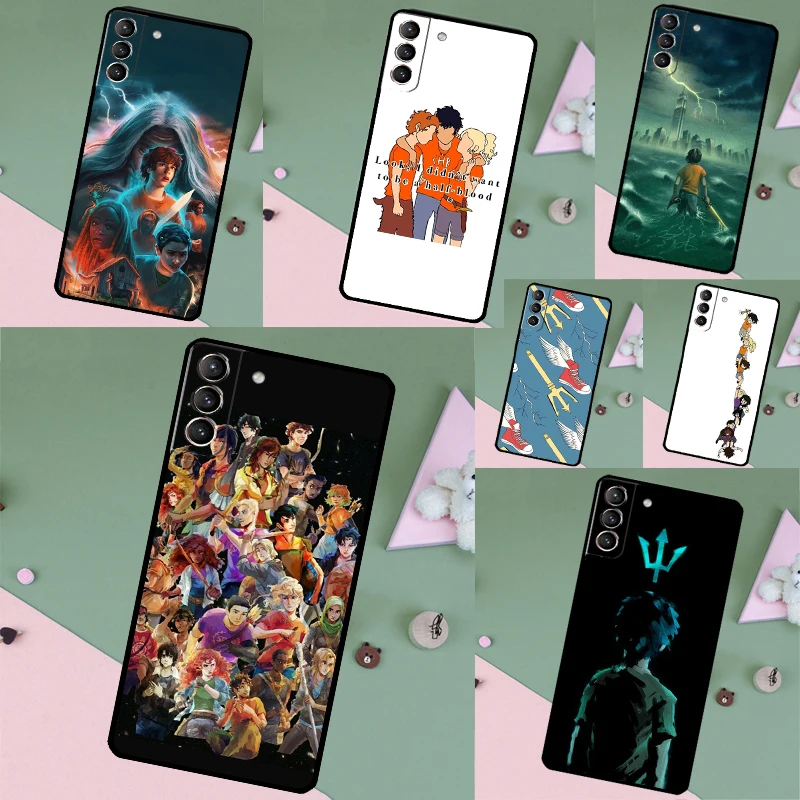 P-Percy Jackson Cartoon Case For Samsung Galaxy S26 Ultra S25 S24 S23 S21 S22 Ultra S10 S20 Plus S25 FE Phone Cover