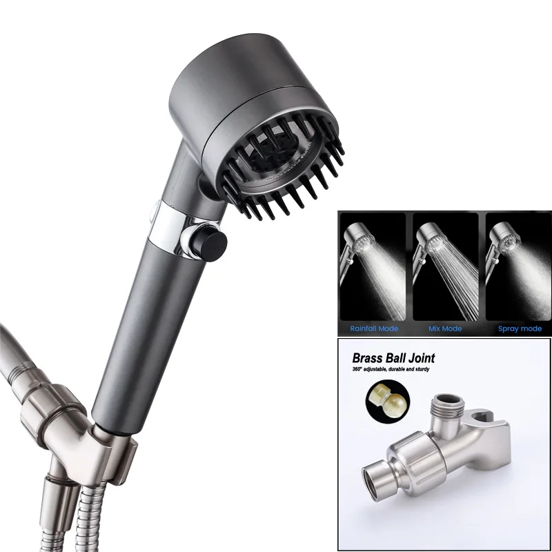 Cross-border Wear Spray Strong Pressurized Shower Nozzle Bathroom Bath Filter Shower Head Spray Shower Head Hand Spray